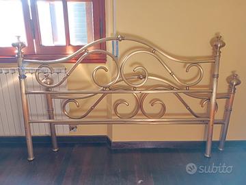 letto matrimoniale in ottone 