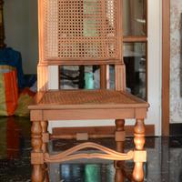 Sedie quattro legno massello fattura artigianal