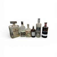 2lotto bottiglie vuote gin