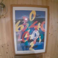 Litografia  di Ugo Nespolo