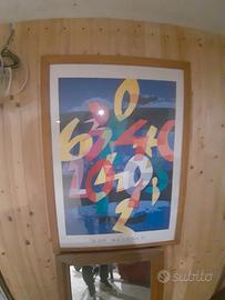 Litografia  di Ugo Nespolo