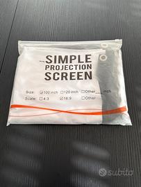 Schermo Proiettore 100" 16: 9