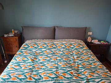 Letto Matrimoniale contenitore+Materasso Eminflex