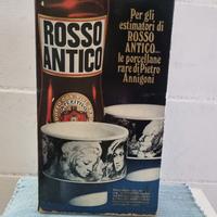 Confezione Originale Nuova ROSSO ANTICO + 2 Tazze