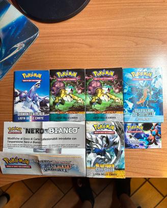 Libretti Regolamenti set Terreni di gioco pokemon
