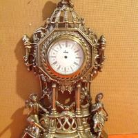 Orologio King bronzo camino stile barocco