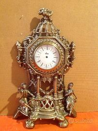 Orologio King bronzo camino stile barocco