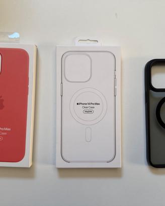 Lotto 3 Cover per iPhone 13 e 14 Pro Max