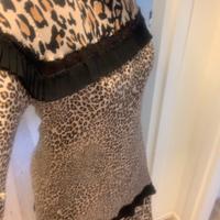 Abito Twin Set leopardato