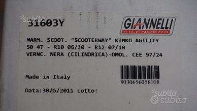 Kymco agility 50n gianelli 31603y scarico