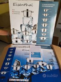 Batteria di pentole Eisenthal acciaio inox 18/10