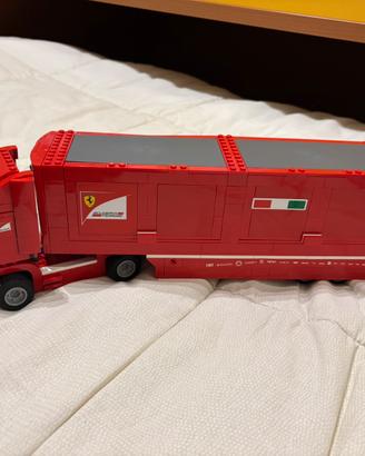 Lego camion ferrari f1