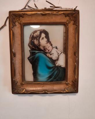 Quadro religioso con Madonna