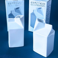 Set 2 Lattiere "Brik" in porcellana "Seletti"