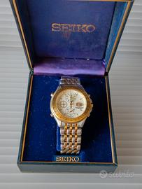 Raro Seiko 7T59-7A20 Olympic Chrono orologio uomo 