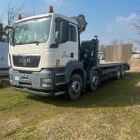 Man tgs pianale con gru hiab