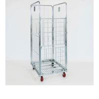 Cesta ferro zingato con ruote