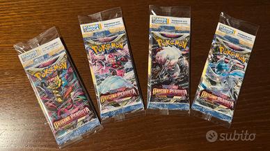 Artset 4 Bustine Pokemon Origine Perduta