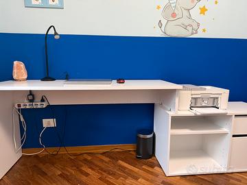 Scrivania compresa di sedia per cameretta