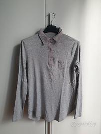 Maglia Grigia donna con colletto – S/M