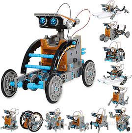 12 in 1 Giocattoli Educativi Robot Solari,Assembla