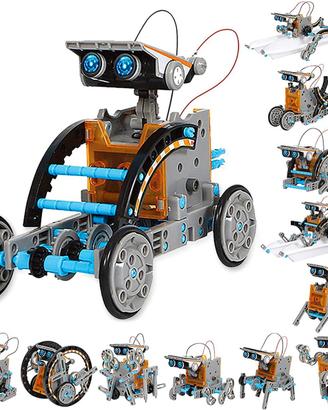 12 in 1 Giocattoli Educativi Robot Solari,Assembla
