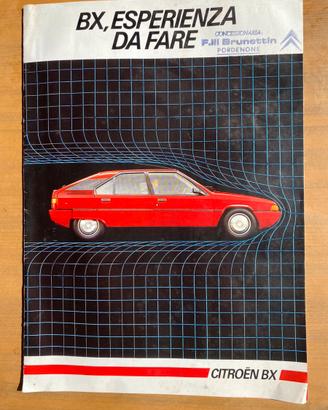 Depliant Brochure Citroen BX