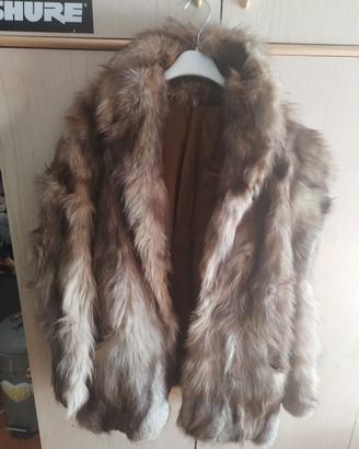 Giacca vintage in vera pelliccia di volpe - Bipe