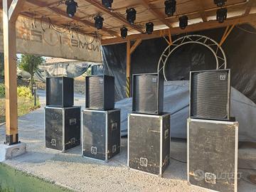 N.4 diffusori passivi Martin audio CT2 con ampli