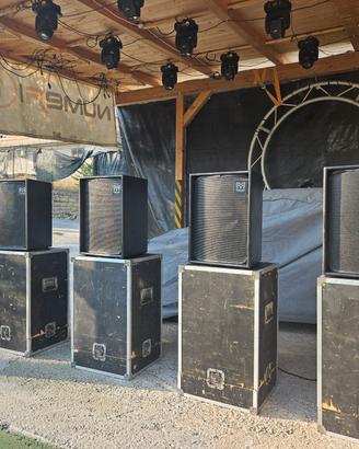 N.4 diffusori passivi Martin audio CT2 con ampli