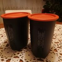 2 contenitori dispensa ellissi di Tupperware,NUOVI