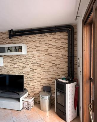 Stufa a pellet canalizzabile