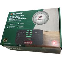 Caricabatterie 20v 4,5a Doppio Parkside NUOVO