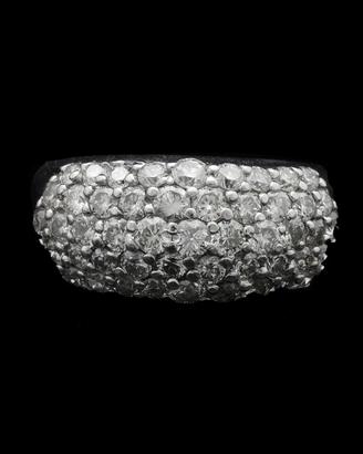 ANELLO A FASCIA IN ORO 18KT BRILLANTI 1.43 CT