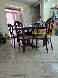 tavolo e sedie stile inglesr