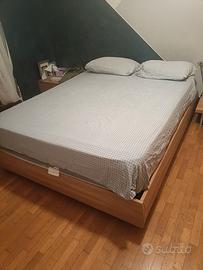 Letto sommier contenitore matrimoniale