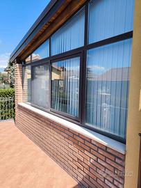 Veranda giardino d'inverno 398cm 2finestre infissi