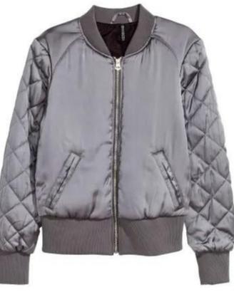 giubbino bomber primaverile donna in raso