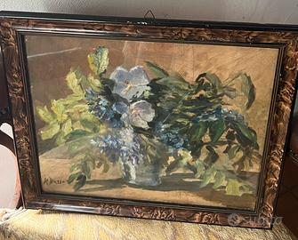 Dipinto art deco’ floreale primi ‘900