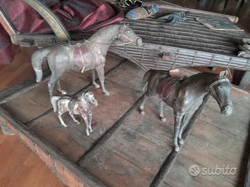 3 Cavallini In Cuoio - Pelle