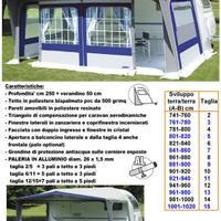Veranda per roulotte