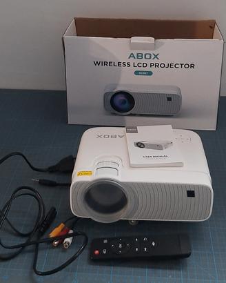 Videoproiettore LCD wireless ABOX, modello GC357.