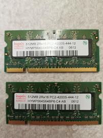 Memorie Ram 512 mb x2