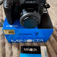Minolta Dynax 7 con ottica AF 50 f1.8