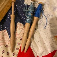 Fuselli tombolo e macramé- merletti