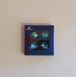 Swarovski 4 decorazioni natalizie in cristallo