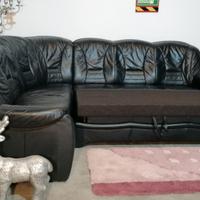 DIVANO LETTO angolare in pelle ! CONSEGNA !