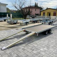 Carrello-Rimorchio + rampe x Auto Moto Miniescavat