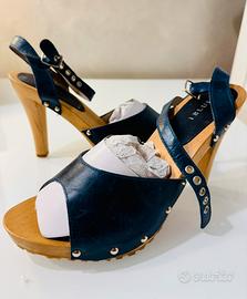 Sandali IBlues n. 40 in legno e pelle