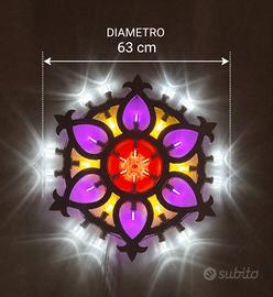 Luminarie salentine rosone diametro 63 centimetri 